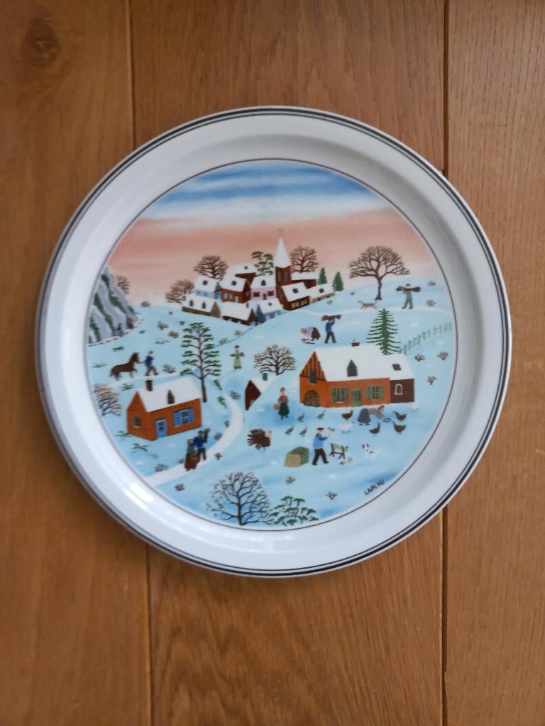 Villeroy & Boch "The Four Seasons" "Winter", Ophalen, Zo goed als nieuw, Bord(en), Overige stijlen