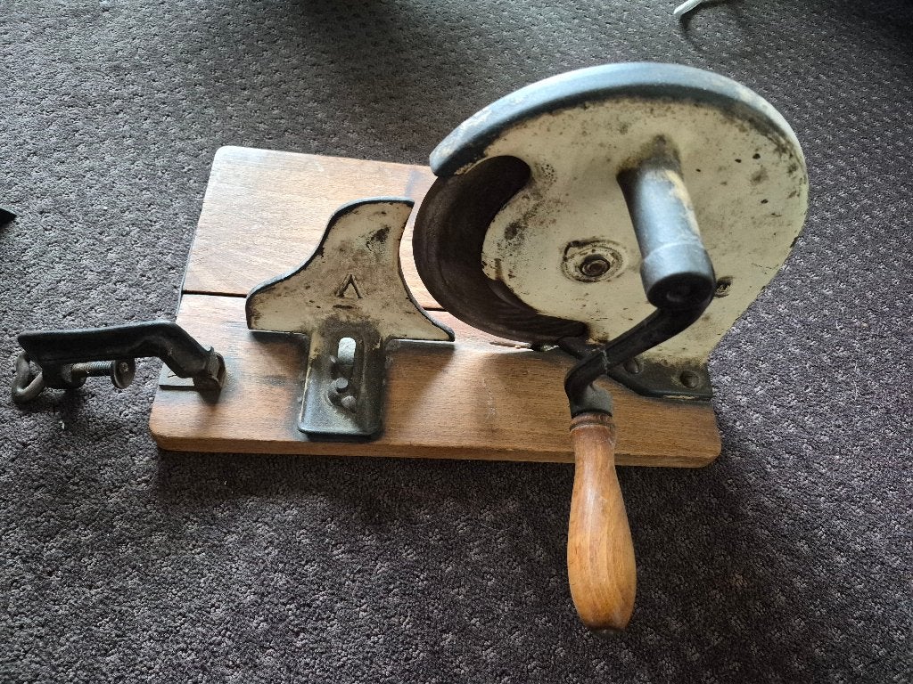 ANTIEKE HANDSNIJMACHINE, Ophalen of Verzenden