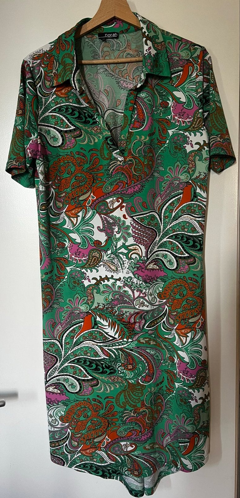 Norah jurk met paisley print, Kleding | Dames, Jurken, Maat 38/40 (M), Verzenden, Knielengte, Gedragen