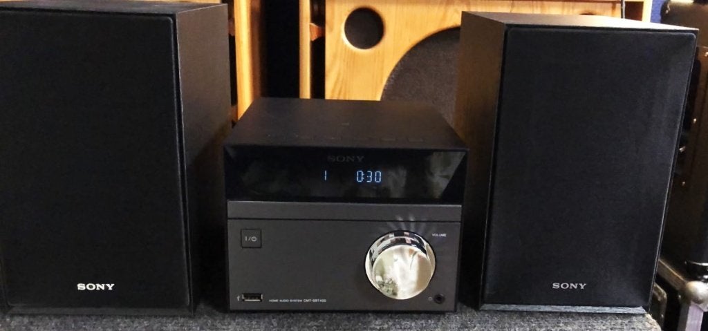 Sony CMT-SBT40D Bluetooth/CD/FM/USB stereo set, MP3-aansluiting, Tuner of Radio, Ophalen of Verzenden, Zo goed als nieuw