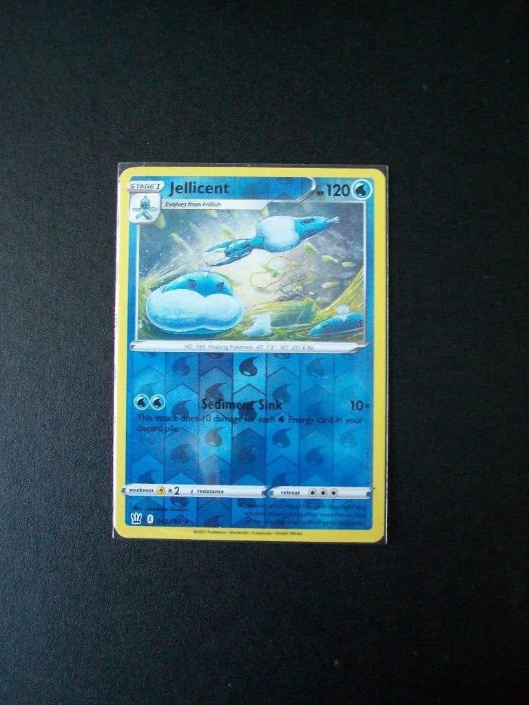 3142: Nieuwe Pokemon Kaart holofoil JELLICENT hp 120 042/163, Verzenden, Nieuw, Losse kaart, Foil