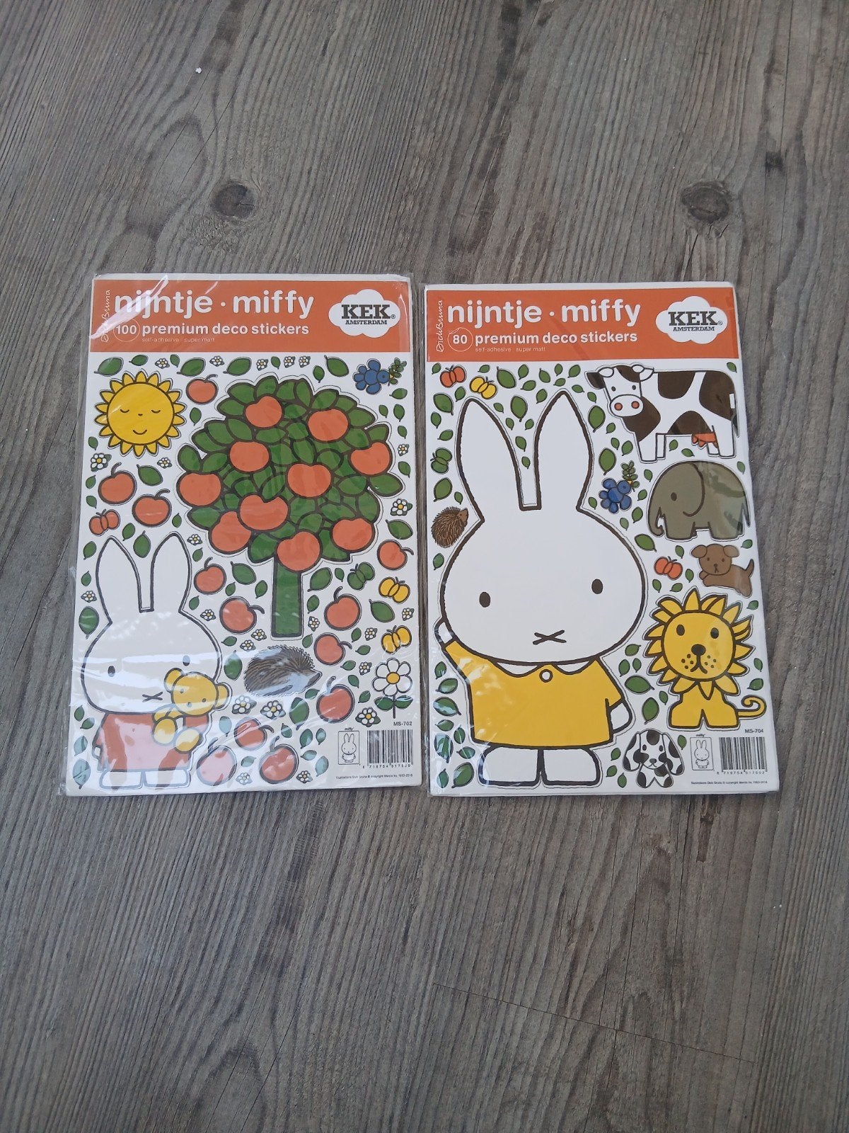 Nijntje Miffy Premium Deco Stickers (2 sets), Ophalen, Nieuw, Meerdere stickers