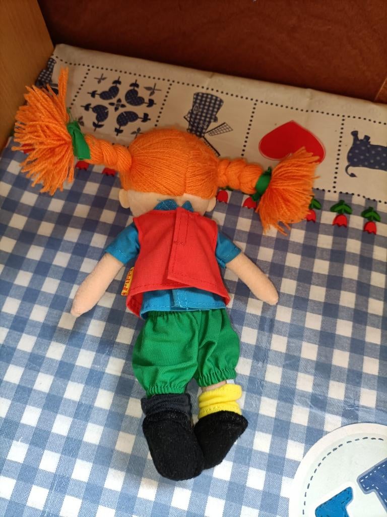 Pippi Langkous knuffel vintage 23 cm groot, Kinderen en Baby's, Speelgoed | Knuffels en Pluche, Ophalen of Verzenden, Zo goed als nieuw