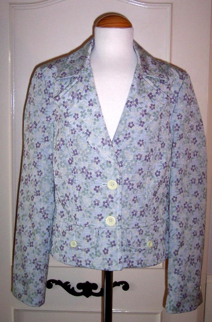 Colbert Jas Blazer 40 Steps Nieuw blauw paars groen ( Jool ), Maat 38/40 (M), Nieuw, Steps, Jasje