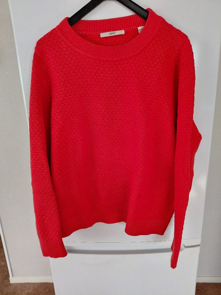 Te koop trui rood Esprit maat M, Kleding | Dames, Maat 38/40 (M), Ophalen of Verzenden, Zo goed als nieuw, Rood