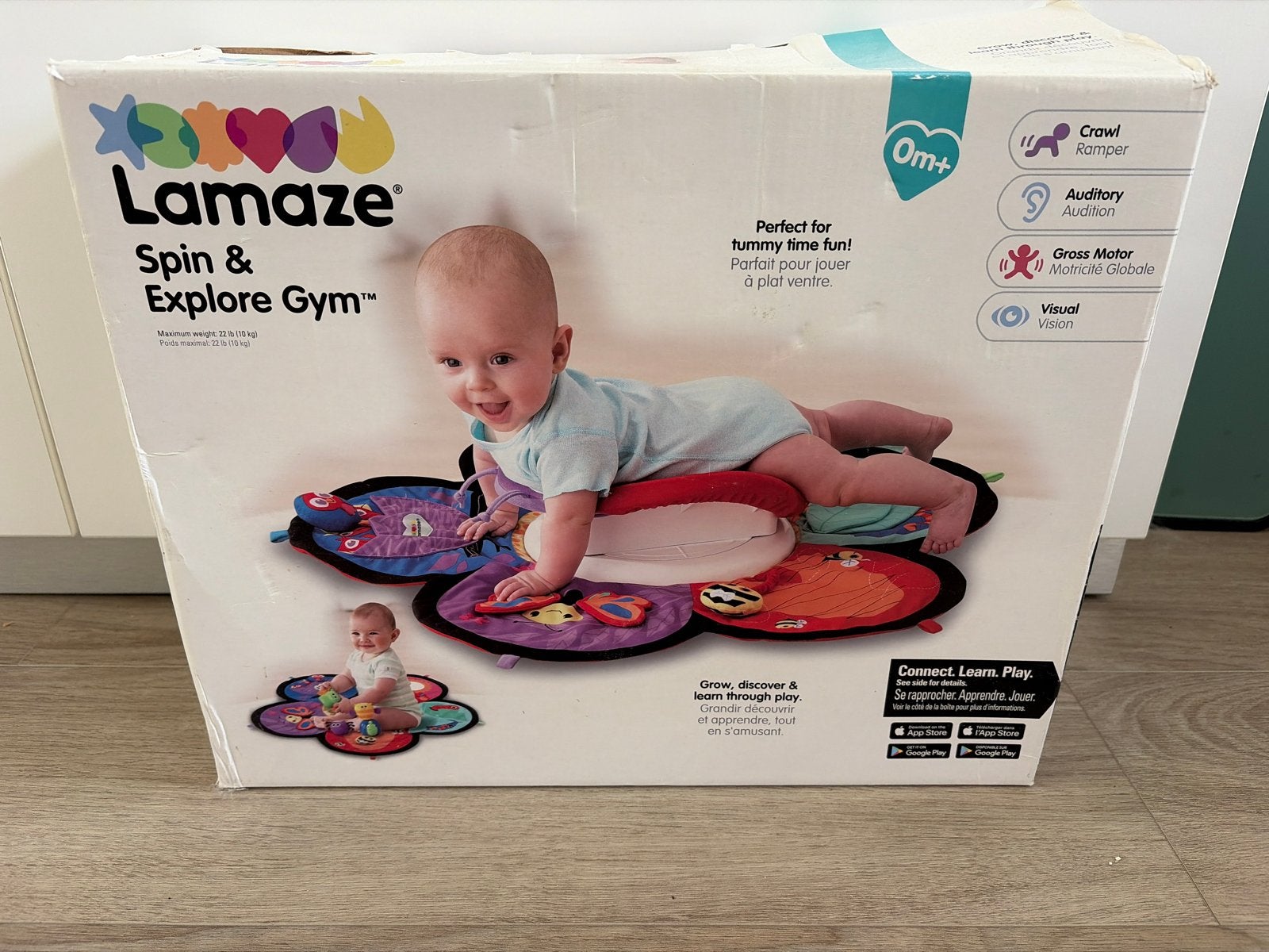 Lamaze Spin & Explore Gym - Speelkleed voor baby's, Ophalen, Nieuw, Speelkleed