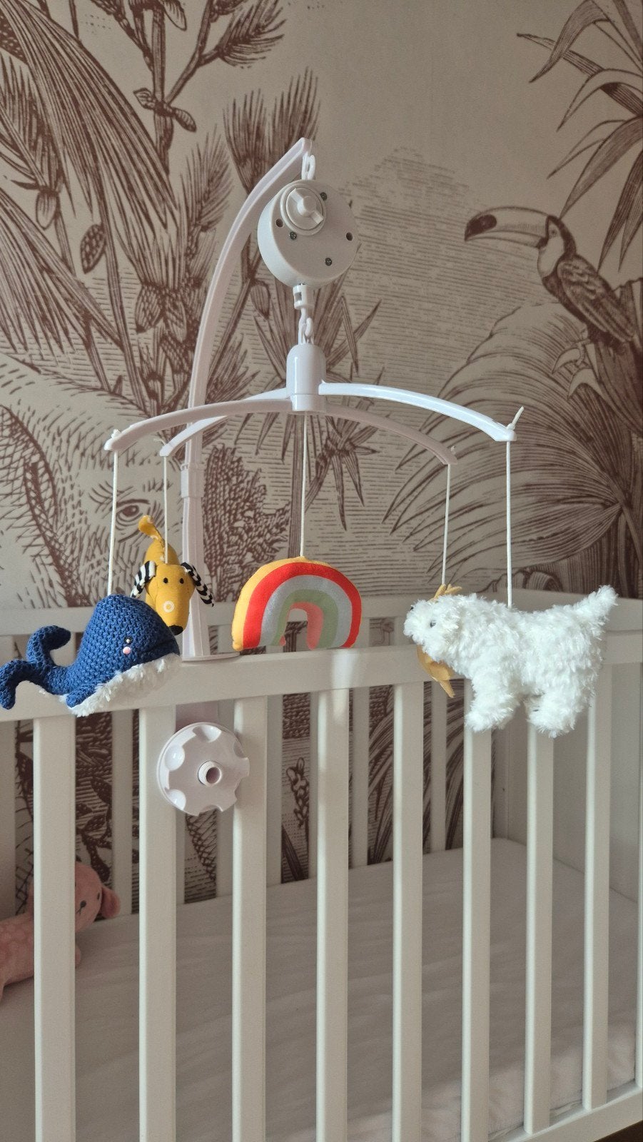 Muziekmobiel Hema inclusief houder, zo goed als nieuw, Kinderen en Baby's, Ophalen, Zo goed als nieuw, Mobiel, Met geluid