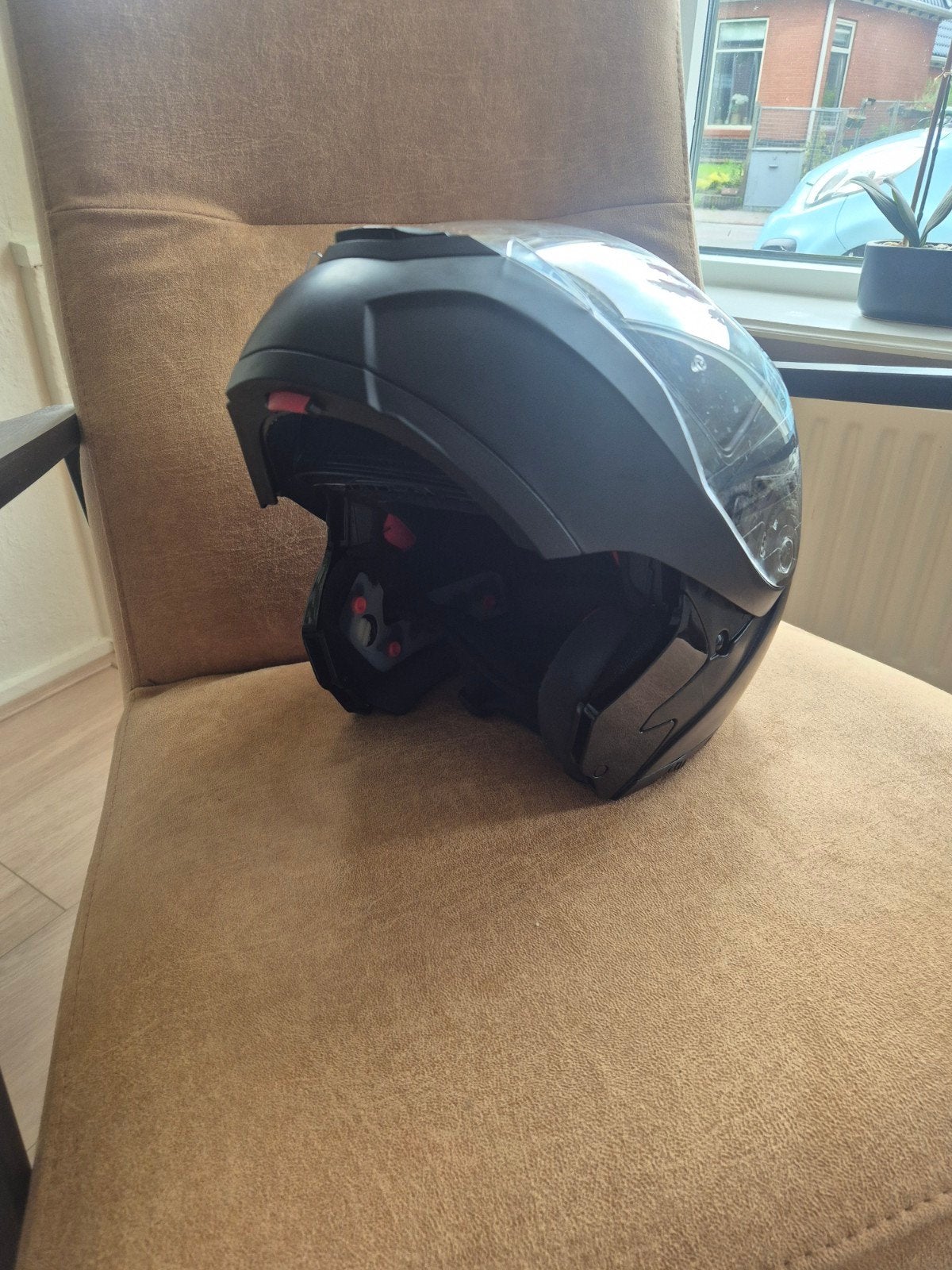 Systeemhelm motor scooter brommer, Ophalen, Tweedehands