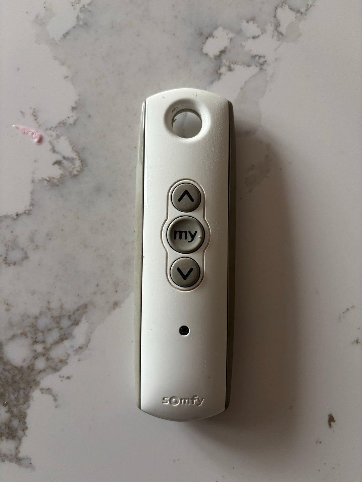 Somfy Knikarmscherm met afstandsbediening, Tuin en Terras, Ophalen, Gebruikt, 450 cm of meer, Elektrisch