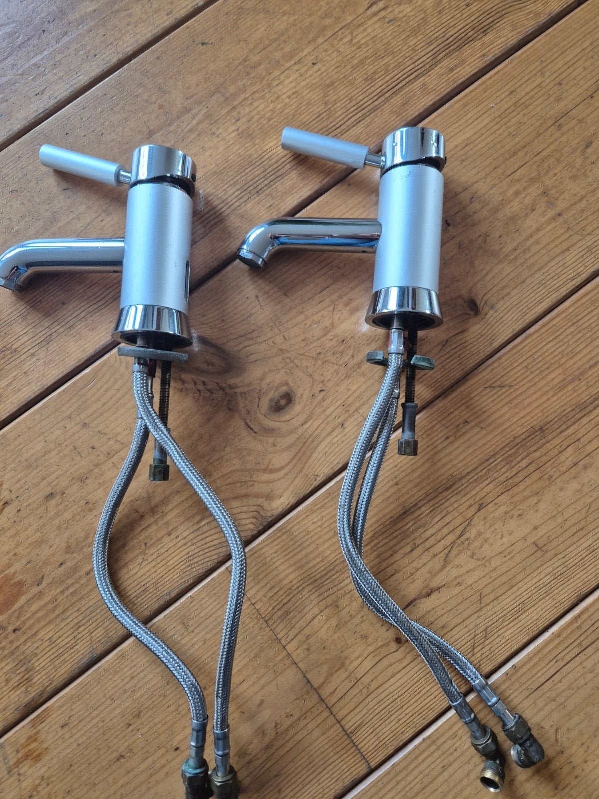 Dornbracht wastafelkranen - Set van 2, Ophalen, Gebruikt, Chroom, Kraan