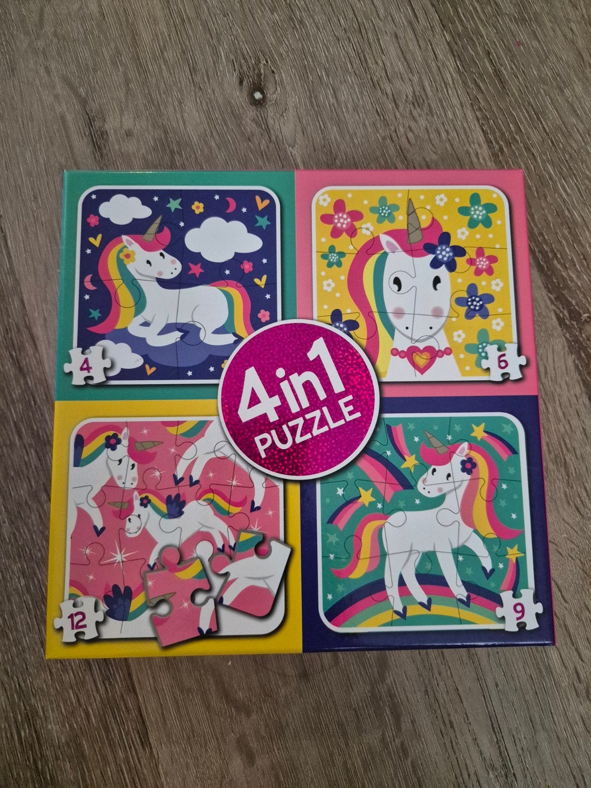 4 in 1 puzzel, Ophalen