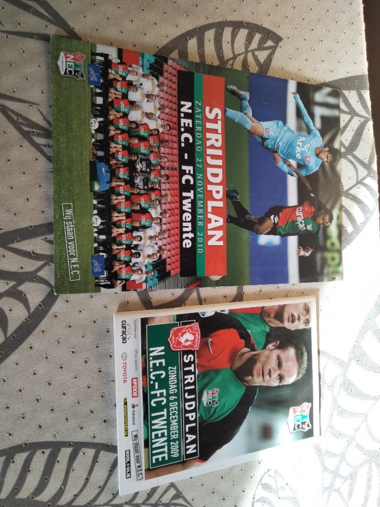 Nec-fc twente, Verzamelen, Ophalen of Verzenden, Zo goed als nieuw, F.C. Twente, Poster, Plaatje of Sticker