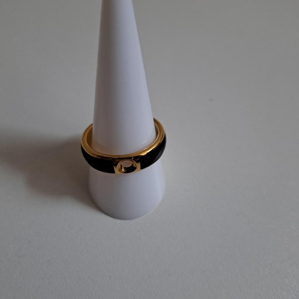 (r) (*1*) MelanO ring resin Vivid, Sieraden, Tassen en Uiterlijk, Ringen, Ophalen, 19 tot 20, Zilver, Dame