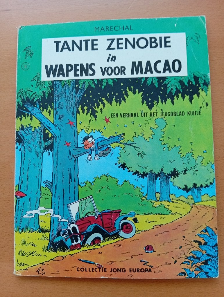 Tante Zenobie wapens voor Macao 1968, Eén stripboek, Ophalen of Verzenden, Gelezen