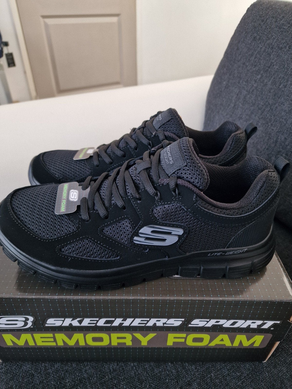 Skechers Sport Memory Foam Heren Zwart kleur. Maat 42 en 43, Zwart, Nieuw, Ophalen of Verzenden, Sneakers of Gympen