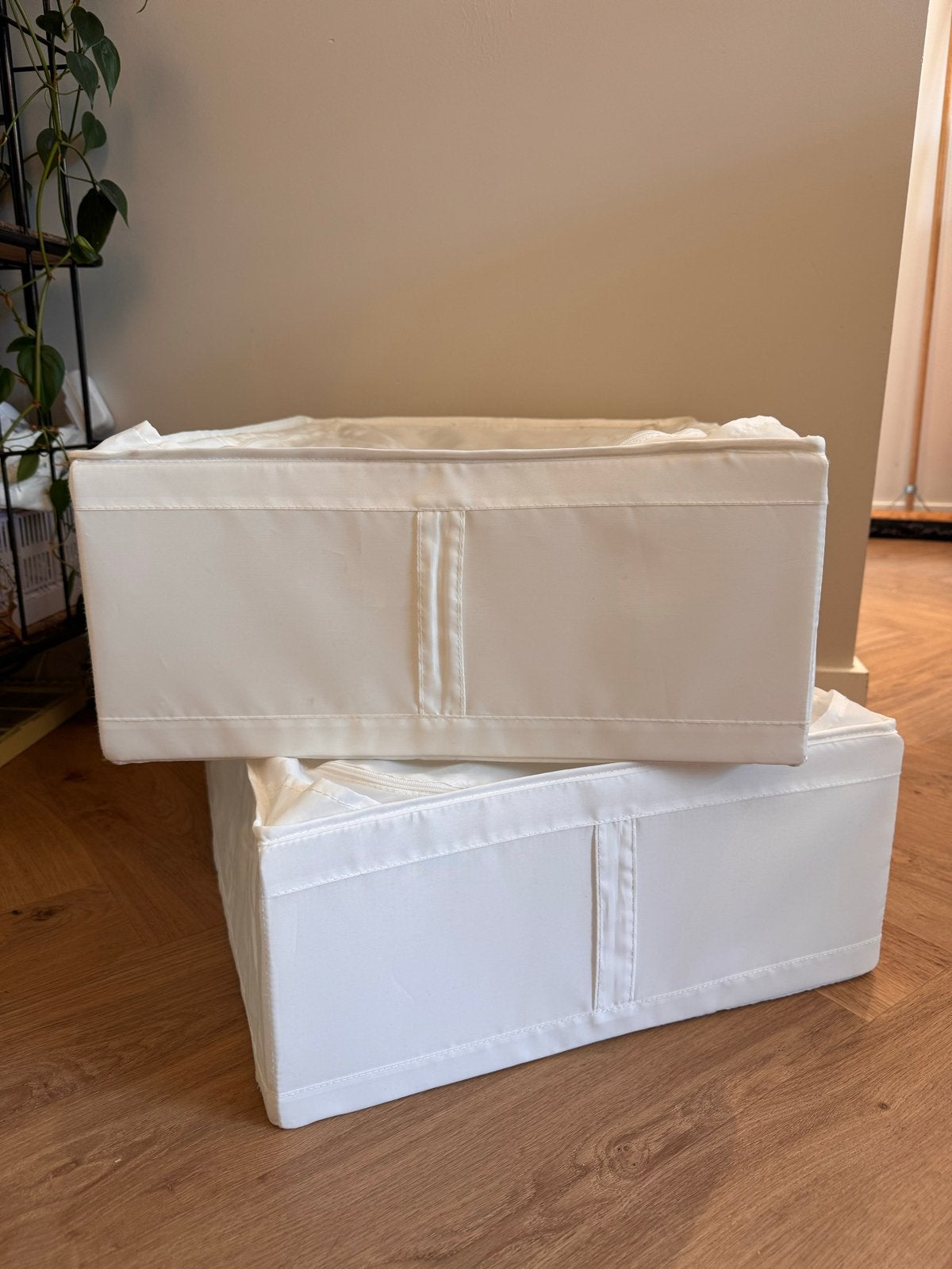 2x Opbergdozen IKEA SKUBB 44x55x19 cm, Ophalen of Verzenden, Zo goed als nieuw, Wit, Overige materialen