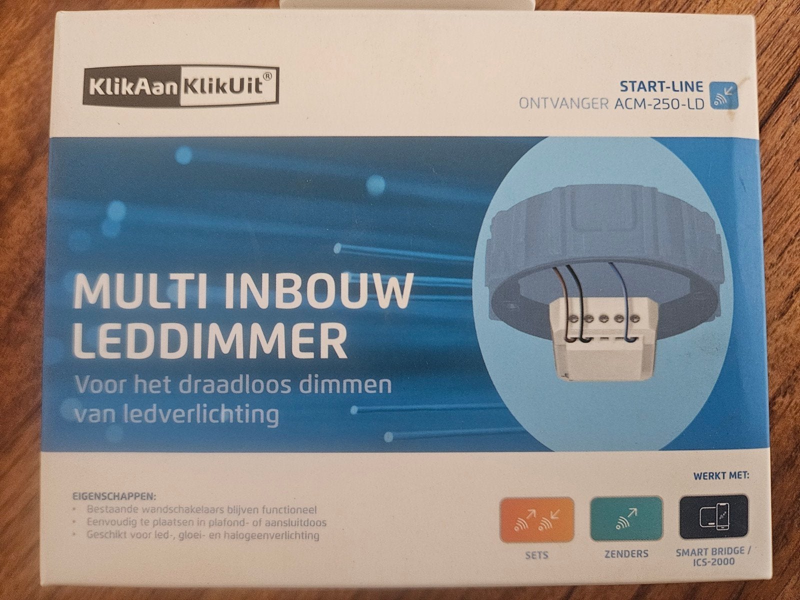 KlikAan KlikUit Multi Inbouw LED Dimmer ACM-250-LD, Ophalen of Verzenden, Nieuw, Overige merken, Dimmer