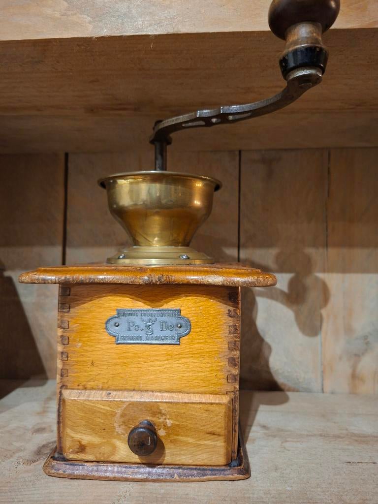 Koffiemolen retro oud Pe.De, Ophalen of Verzenden