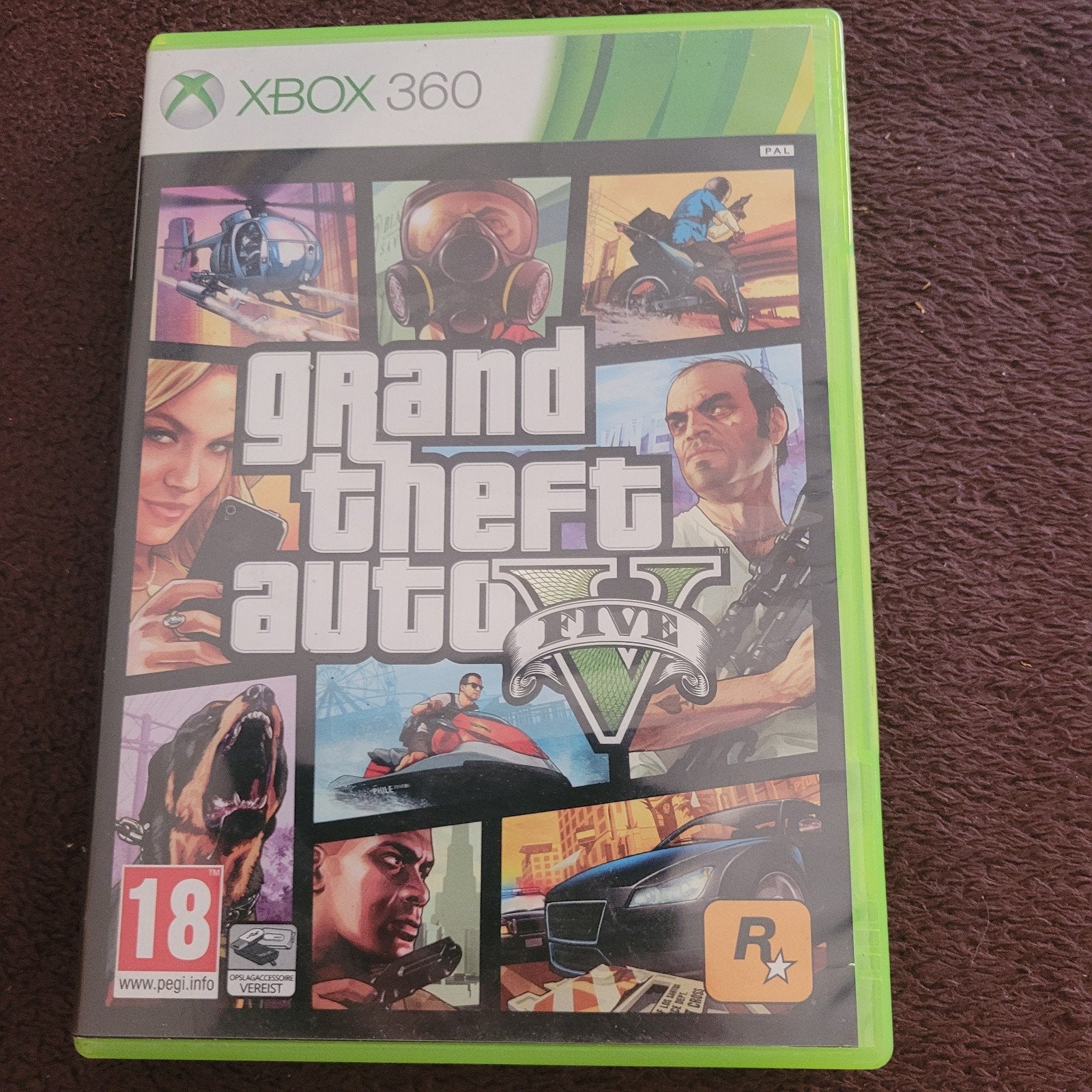 Grand Theft Auto V (GTA 5) Xbox 360, Spelcomputers en Games, Games | Xbox 360, Avontuur en Actie, Online, Gebruikt, Vanaf 18 jaar