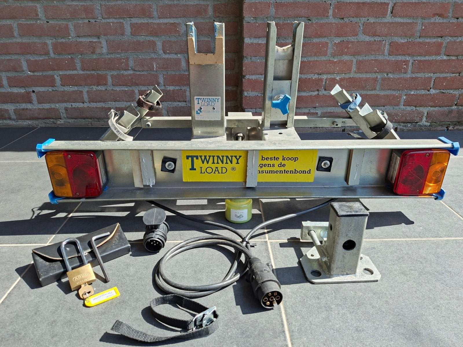 Twinny load fietsendrager, Auto diversen, Ophalen, 2 fietsen, Gebruikt, Trekhaakdrager