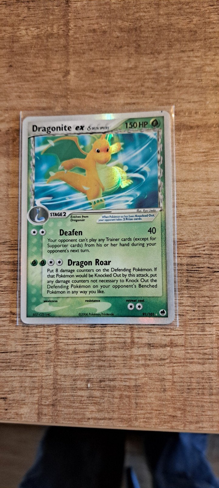 Dragonite ex Delta Species Pokémon Kaart, Ophalen, Zo goed als nieuw, Losse kaart