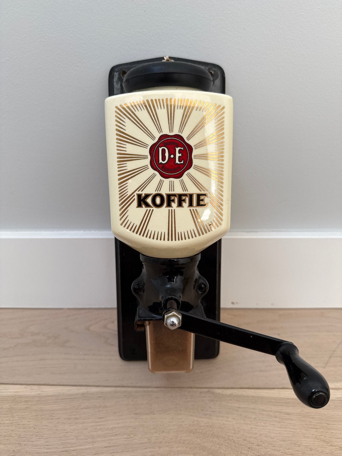 Vintage Douwe Egberts Koffiemolen - Wandmodel, Ophalen