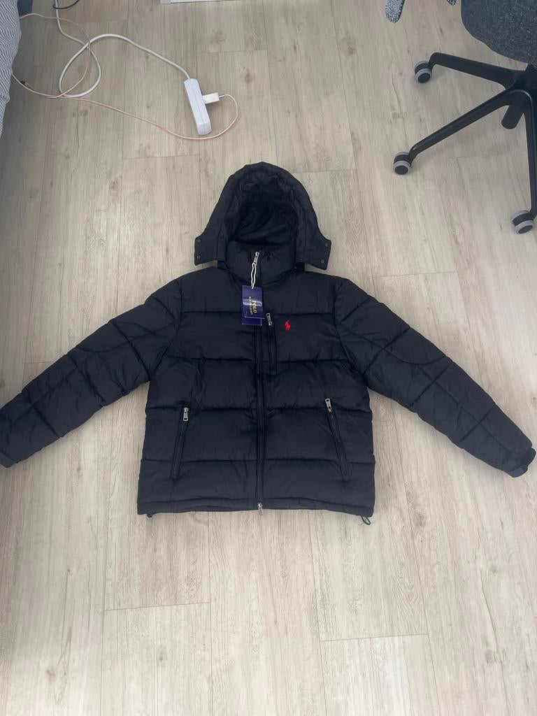 Polo Ralph Lauren Puffer Jas Zwart Maat S, Ophalen of Verzenden, Nieuw, Maat 46 (S) of kleiner, Zwart
