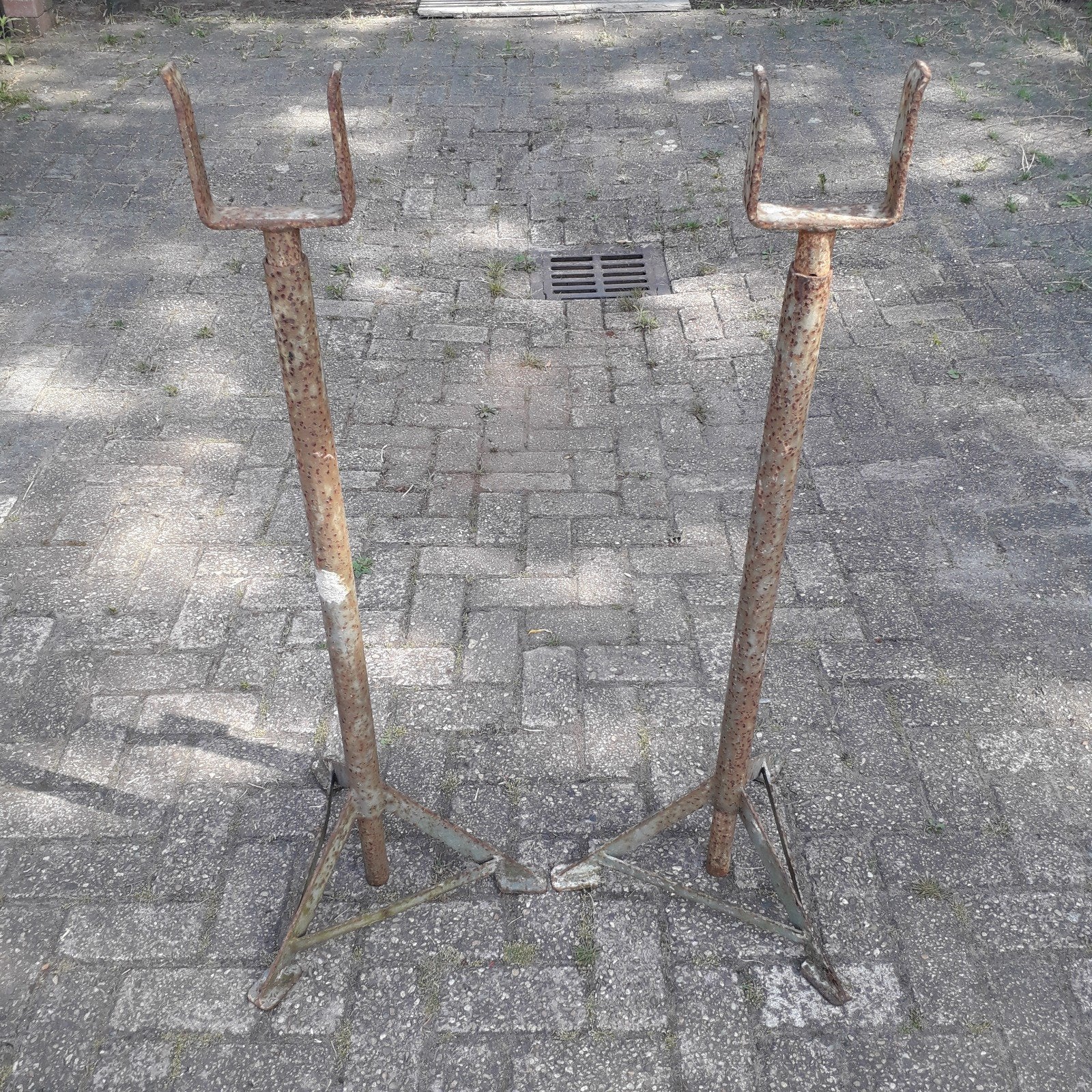 Antieke bouwstempels setje, Ophalen