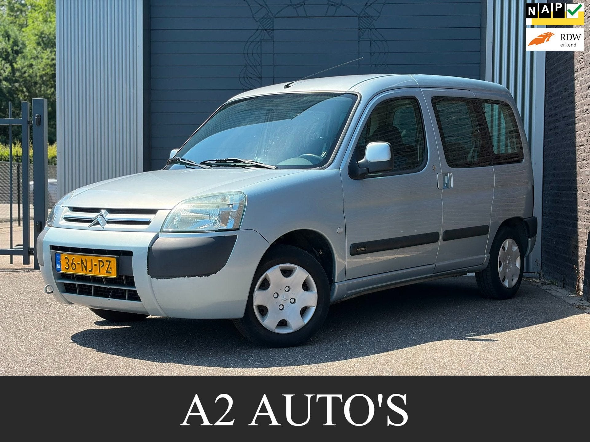 Citroen Berlingo 1.4i Multispace Cruise|Nap, Auto's, Stof, 4 cilinders, Blauw, Origineel Nederlands