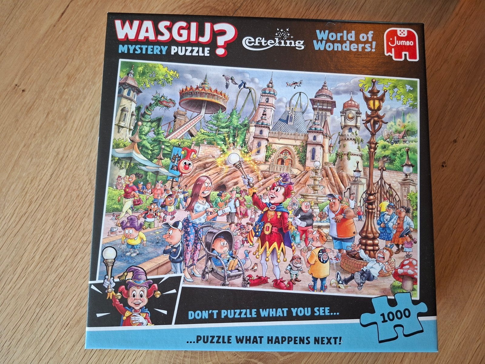 Wasgij Mystery Efteling Editie 1000 Stukjes, Ophalen, 500 t/m 1500 stukjes, Zo goed als nieuw, Legpuzzel