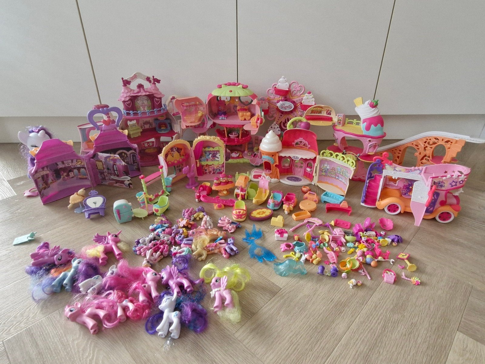 Hele grote My little pony set, Ophalen of Verzenden, Gebruikt