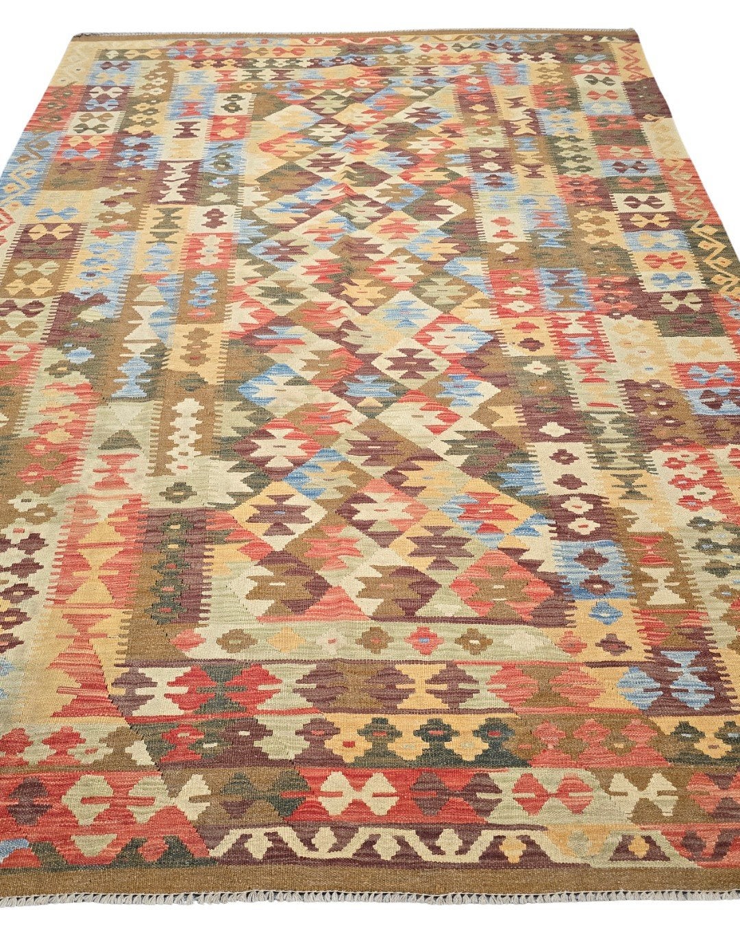 groot Afgan Tribal kelim 300x200 wollen vloerkleed, 1185VB, Info@rugsandcarpets.nl, De handelmaatschappij, 200 cm of meer