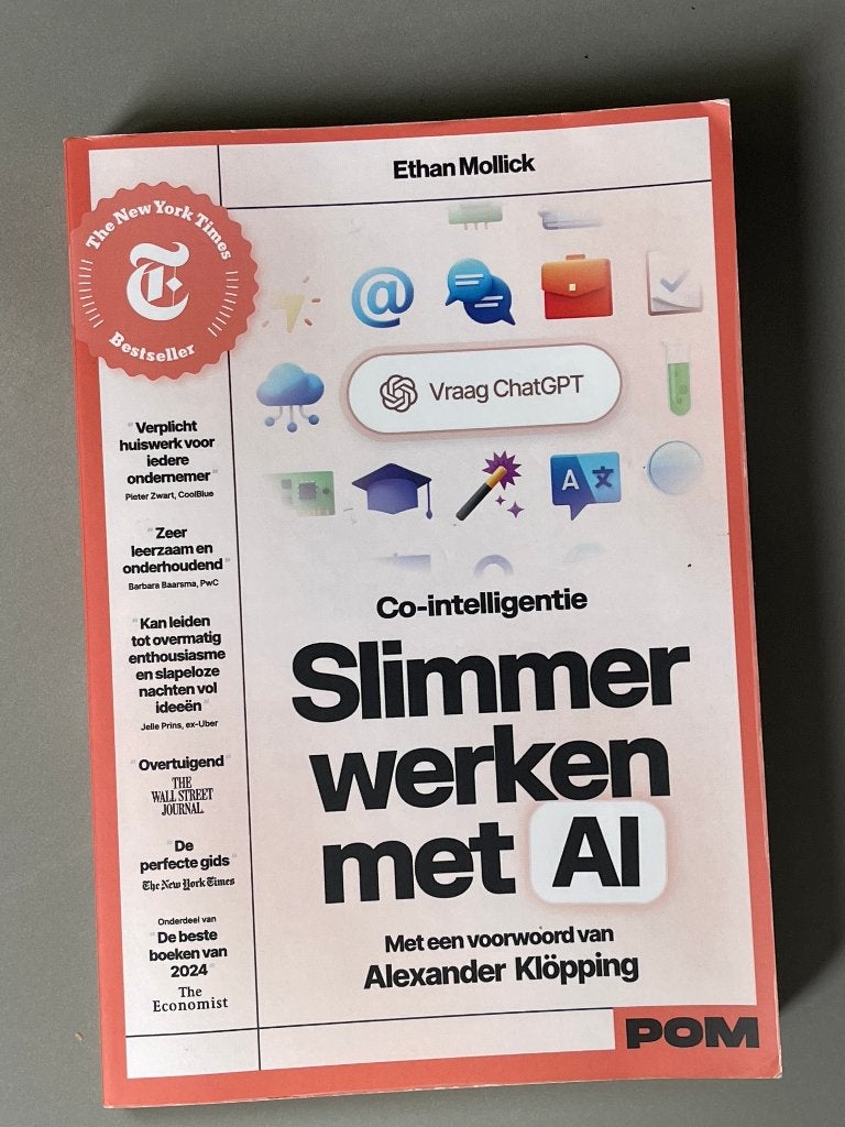 Co-intelligentie, Slimmer werken met AI (2024) Vraag ChatGPT, Ophalen of Verzenden, Gelezen, Internet of Webdesign