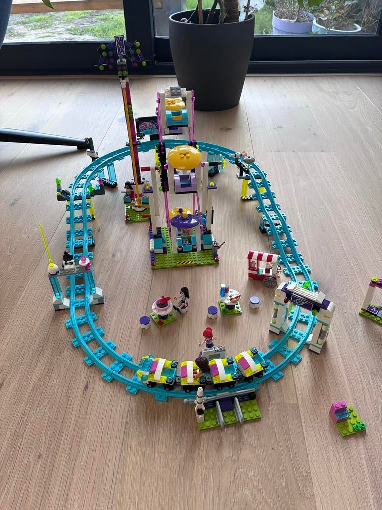 Lego Friends 41130 Achtbaan in Pretpark, Kinderen en Baby's, Speelgoed | Duplo en Lego, Gebruikt, Lego, Friends, Ophalen of Verzenden