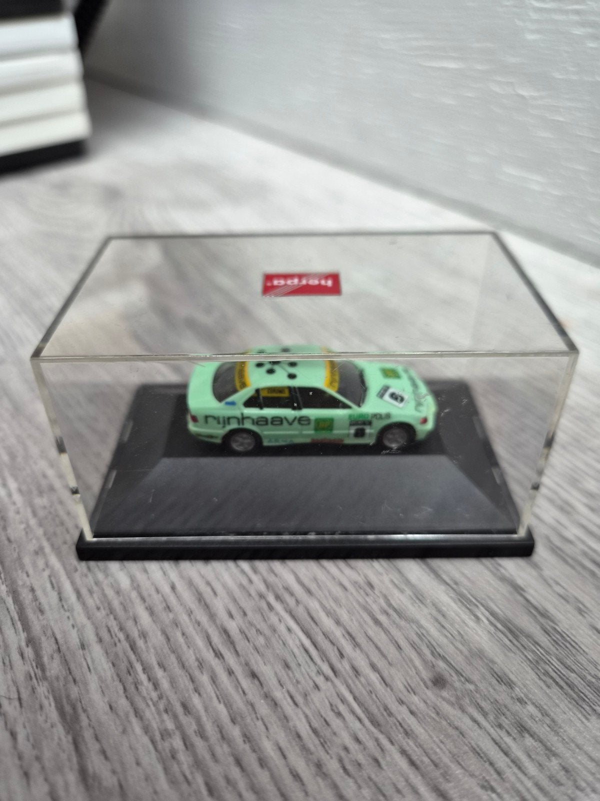 Herpa 1/87: BMW 325 Light Green schaalmodel auto, Ophalen of Verzenden, Auto, Herpa