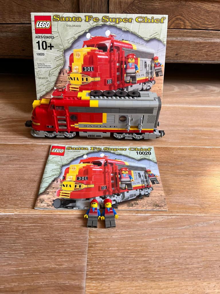 lego trein 10020 met doos en boekje, Ophalen of Verzenden, Zo goed als nieuw, Complete set, Lego