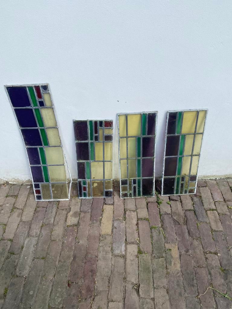 Glas in lood, Ophalen, Gebruikt, Glas in lood, Minder dan 80 cm