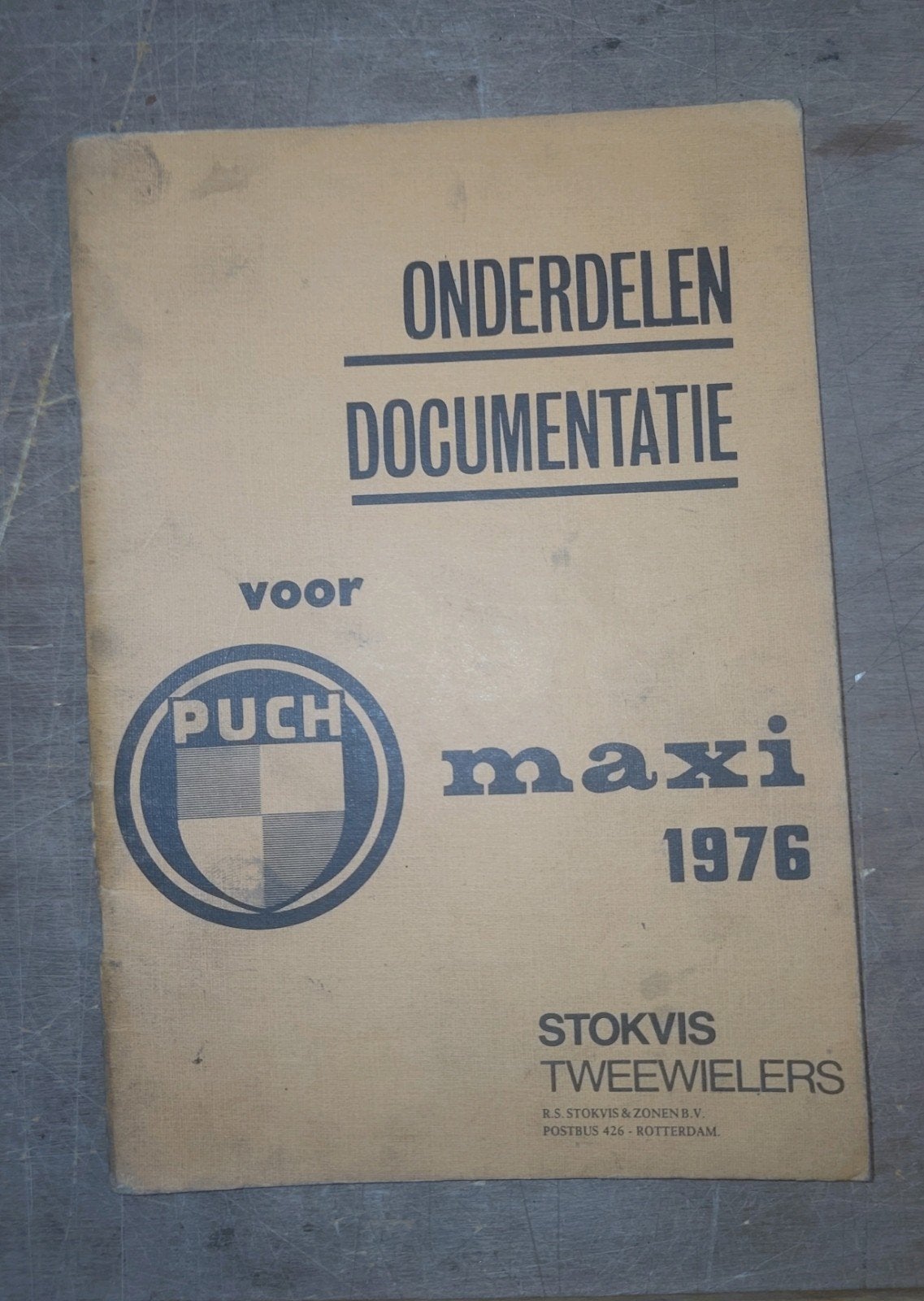 Onderdelen Catalogus Puch Maxi 1976, Fietsen en Brommers, Handleidingen en Instructieboekjes, Gebruikt, Ophalen of Verzenden