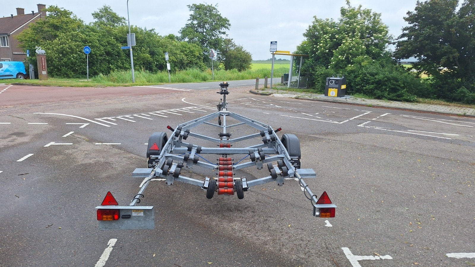RD Boottrailer 1800kg opknapper of stallingstrailer, Watersport en Boten, Ophalen, Gebruikt, 1500 tot 3000 kg, Overige typen
