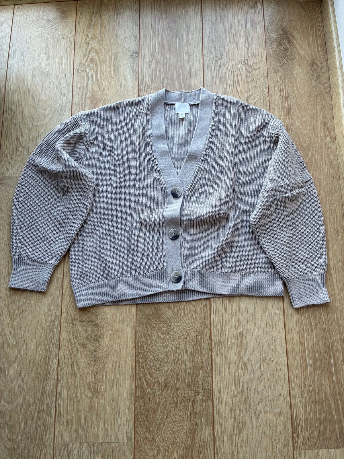 Beige vest van H&M in maat L, ZGAN!, Ophalen of Verzenden, Zo goed als nieuw, Maat 42/44 (L), Beige