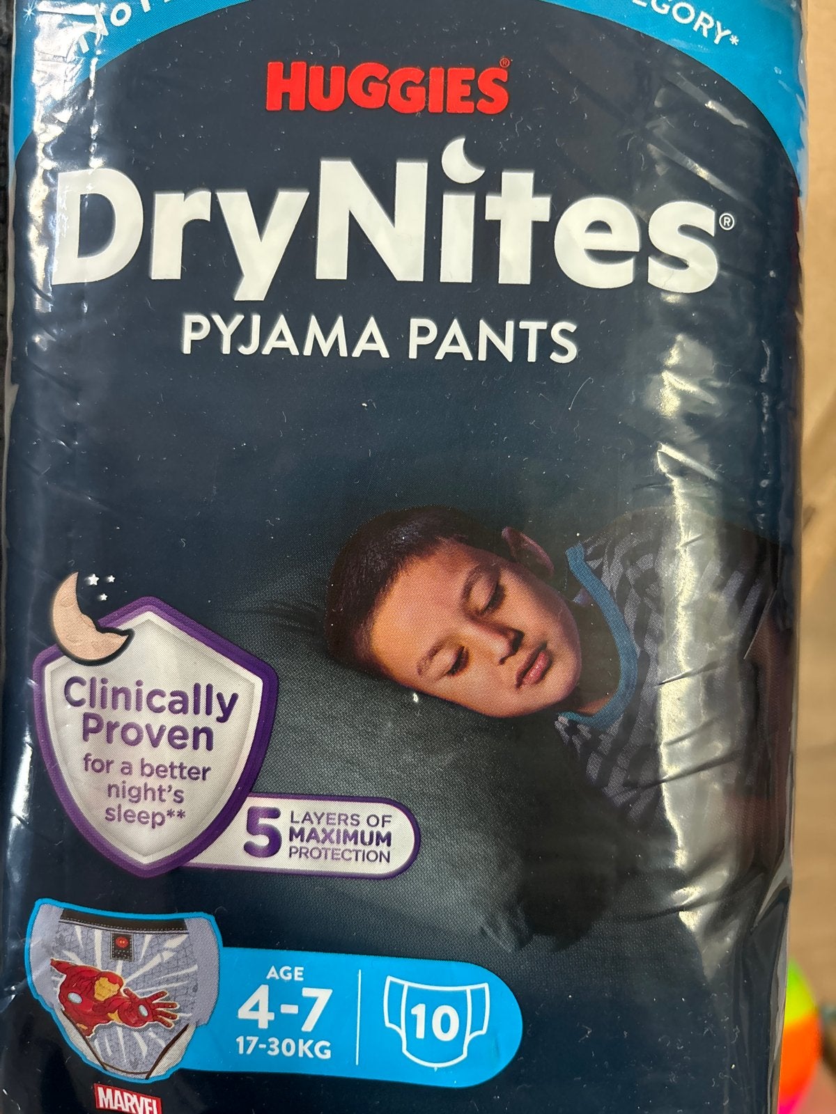 Huggies DryNites Pyjama Pants 4-7 jaar (17-30kg) - 10 stuks, Ophalen, Nieuw