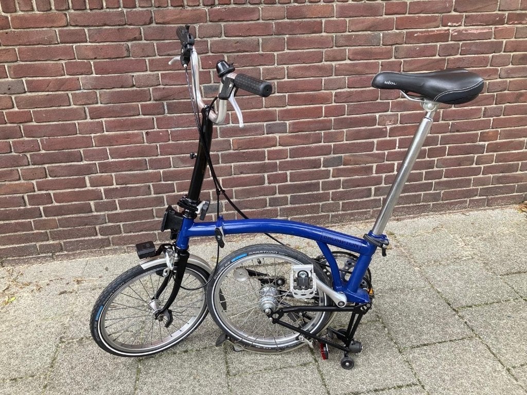 Lichte BROMPTON 3v in ZGAN conditie met volledige beurt, Fietsen en Brommers, Ophalen, Brompton, 16 tot 18 inch, Versnellingen