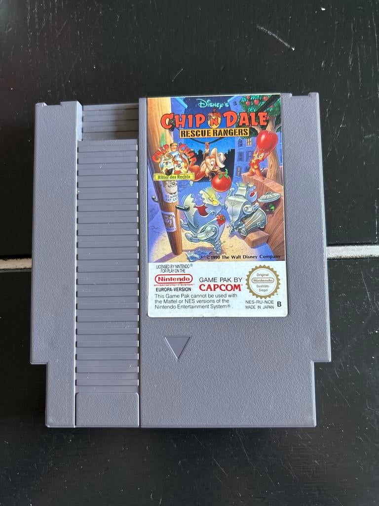 Disney's Chip 'n Dale Rescue Rangers NES, Spelcomputers en Games, Gebruikt, 2 spelers, Ophalen of Verzenden, Platform