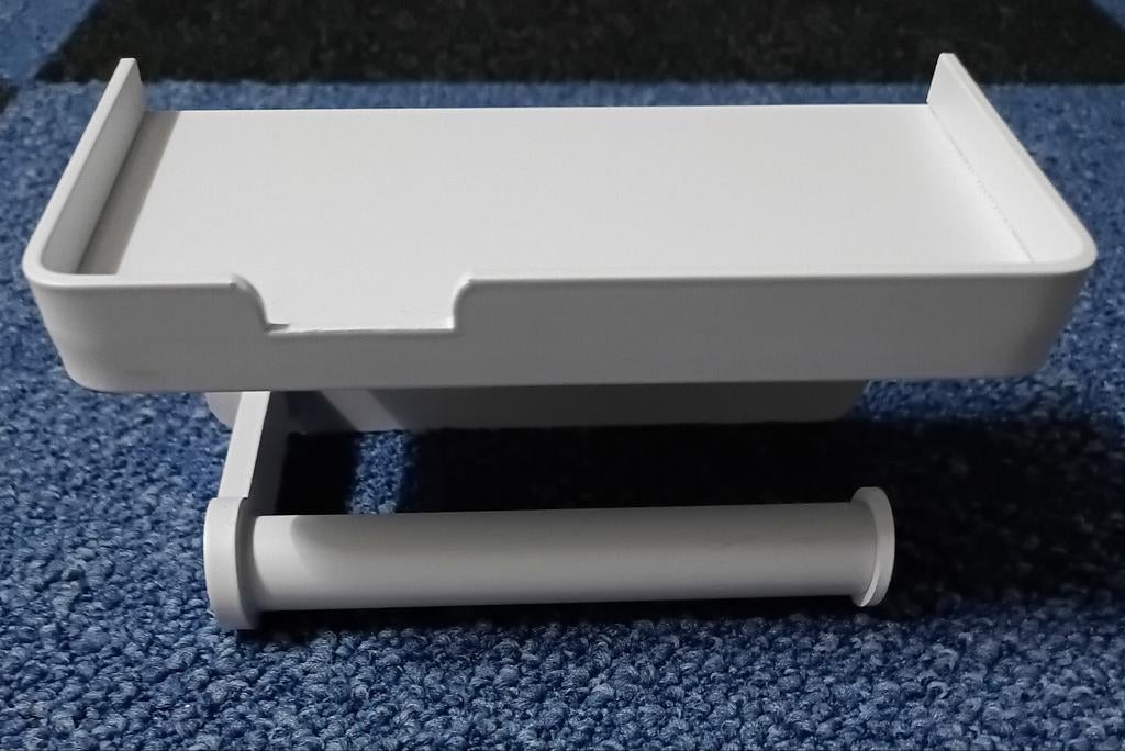 Wit wc rolhouder met schapje (nieuw), Diversen, Bureau-accessoires, Nieuw, Ophalen of Verzenden