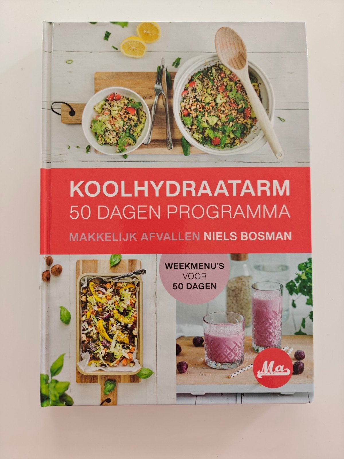Koolhydraatarm 50 Dagen Programma - Niels Bosman, Boeken, Ophalen of Verzenden, Zo goed als nieuw, Dieet en Voeding, Niels Bosman
