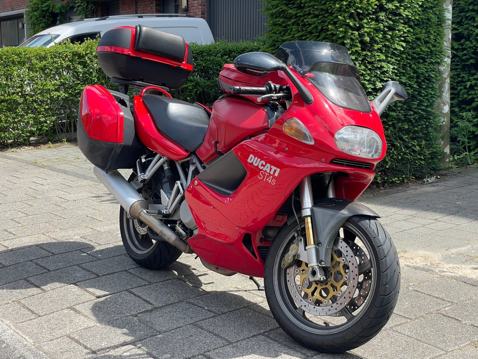 Ducati ST4 S weinig km | Koffers + tanktas | 2e eigenaar, 2 cilinders, Motorrijbewijs A, Gebruikt, Particulier