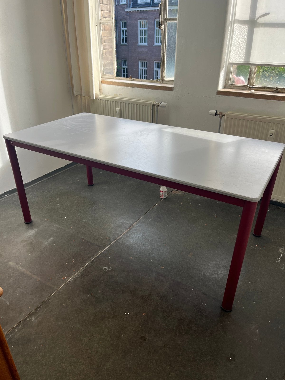 Gratis tafel, Huis en Inrichting, Tafels | Eettafels, Ophalen, Gebruikt, Rechthoekig, 50 tot 100 cm