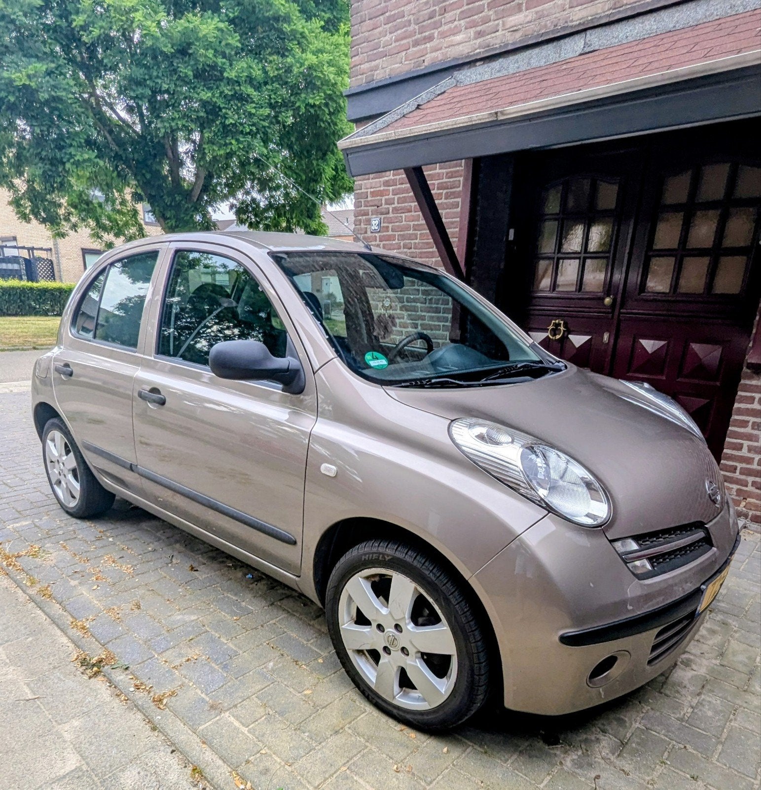 Nissan Micra 1.2 59KW 5DR 2006 Bruin, Auto's, Voorwielaandrijving, Stof, 40 €/maand, 4 cilinders