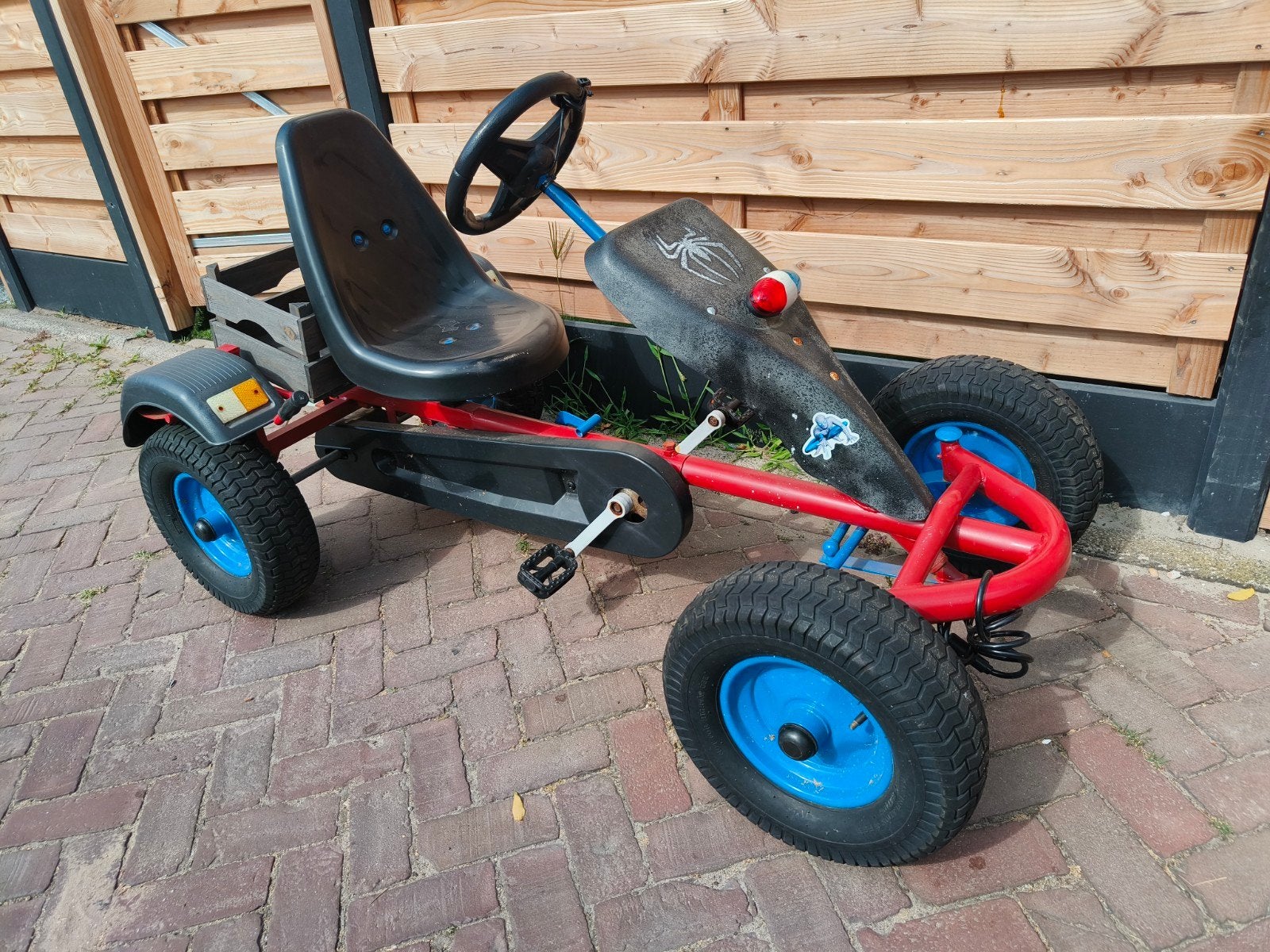 Stoere skelter met Spiderman details, Ophalen, Gebruikt, Overige merken