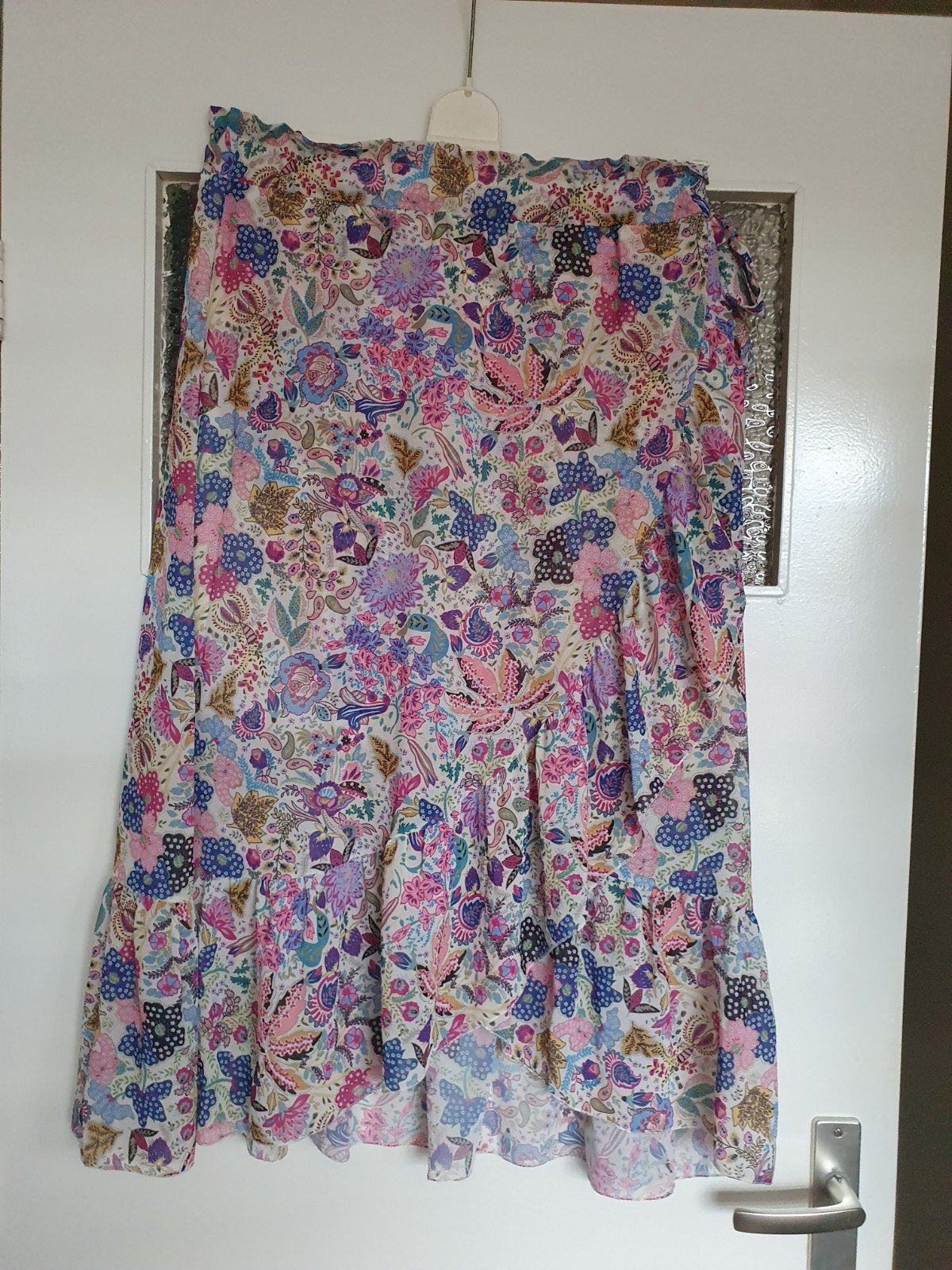 Typical Jill Maxi Rok Bloemenprint Maat L, Kleding | Dames, Rokken, Meerkleurig, Maat 42/44 (L), Ophalen of Verzenden, Zo goed als nieuw
